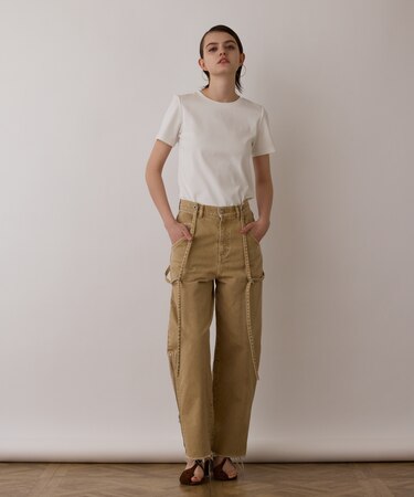 コンパクト天竺トップ