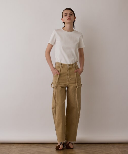 コンパクト天竺トップ