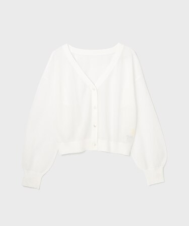 ブライトシアーニットカーディガン