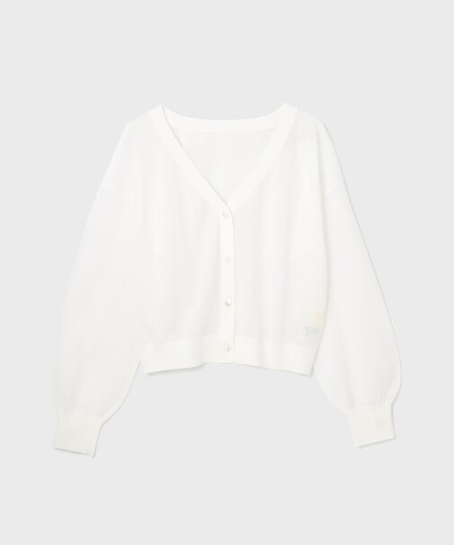 ブライトシアーニットカーディガン