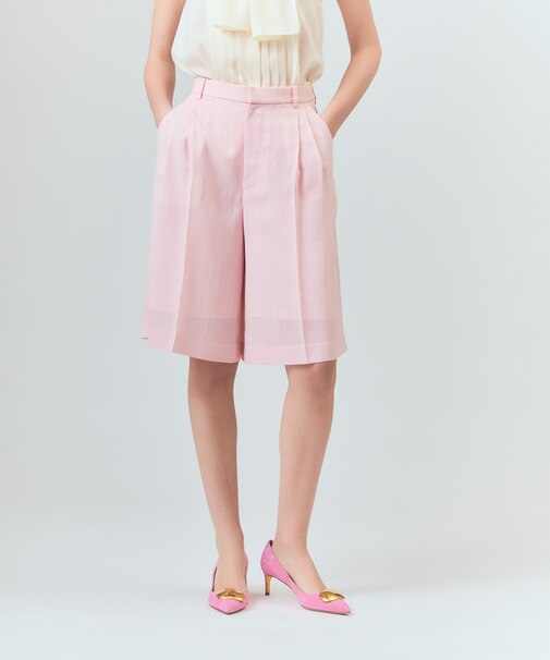 リネンライクシアーパンツ