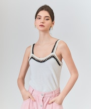 ツイーディーニットキャミ