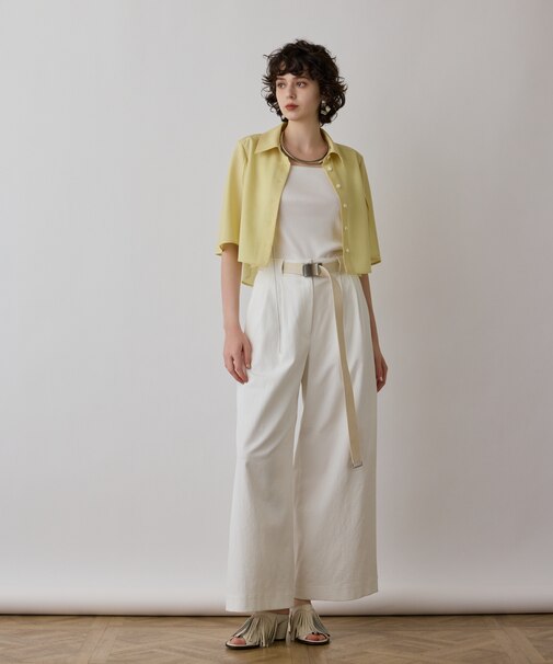 フレアスリーブシャツ