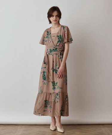 プリントセパレートワンピース