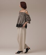 ギャザーフレアトップ