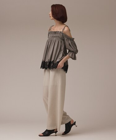 ギャザーフレアトップ