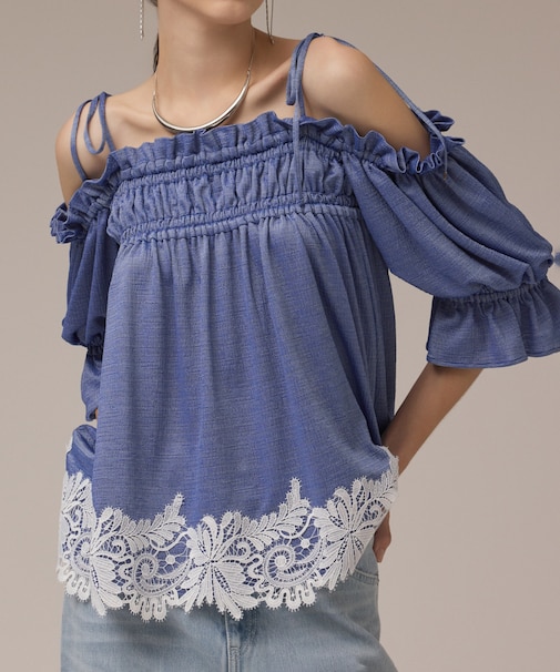 ギャザーフレアトップ