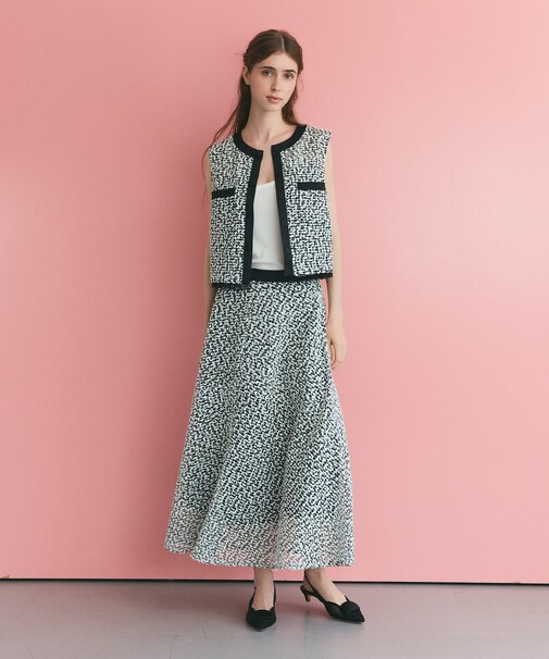 フェザーembドレス