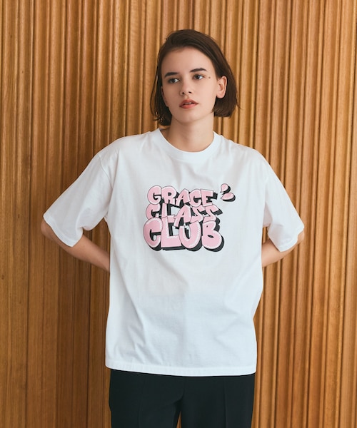 グラフィティプリントTシャツ｜グレースコンチネンタルの通販｜&mall