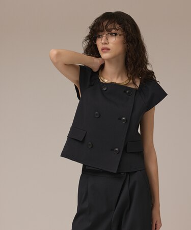 コンパクトジャケットトップ