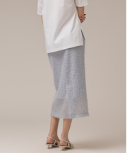 チュールタイトスカート