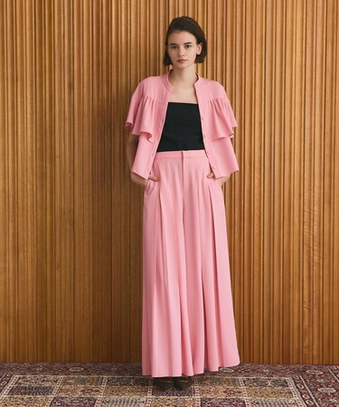 ボックスプリーツパンツ