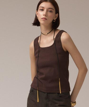 レザーレイヤードチョーカー