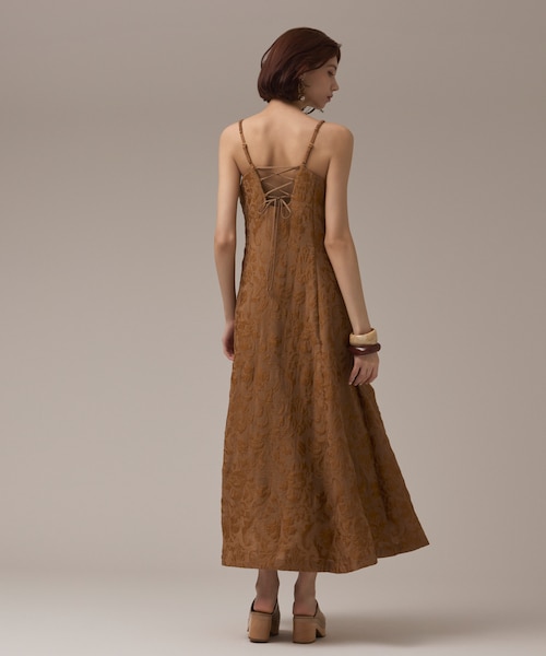 メッシュレースカラーネックワンピース｜ラグナムーンの通販｜&mall