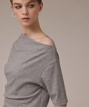 ラメリブジャージトップ