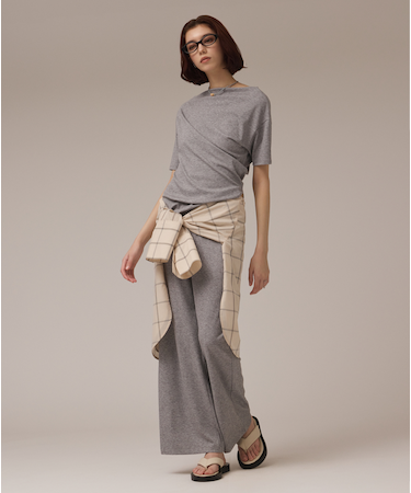 ラメリブジャージパンツ