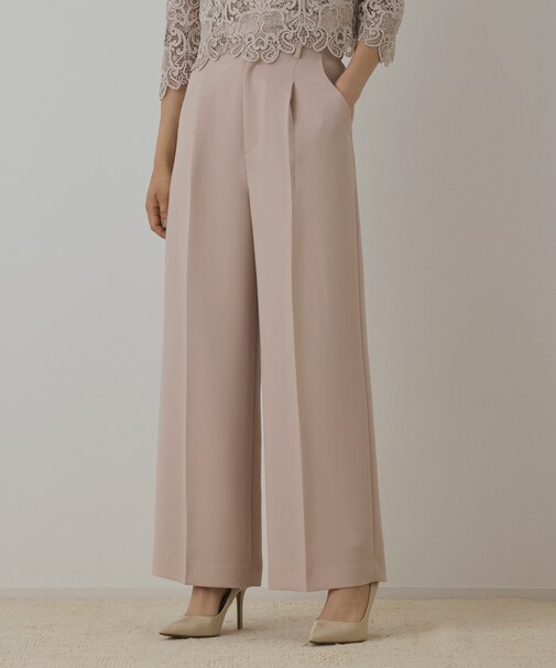 ハイウエストワイドパンツ