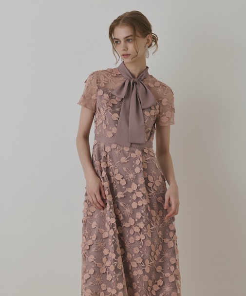 フラワーフレアドレス