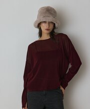 フロッキーオーバーカットトップ