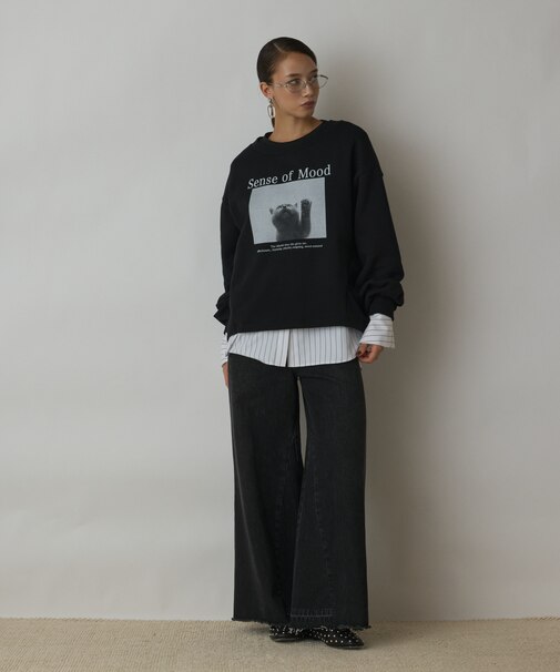 Catphoto裏毛トップ