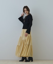 ティアードロングスカート
