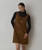 サラサジャガードミニワンピース