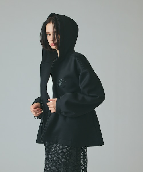 グレースコンチネンタル　トリアセベロアフーディー トリアセベロアフーディー / GRACE CONTINENTAL | GRACE CONTINENTAL