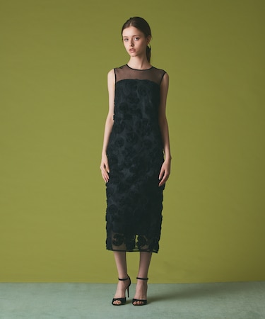 フラワーembドレス