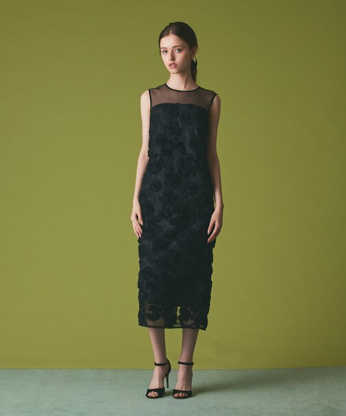 フラワーembドレス