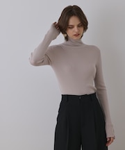 ウールハイゲージニットトップ