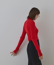 ウールハイゲージニットトップ