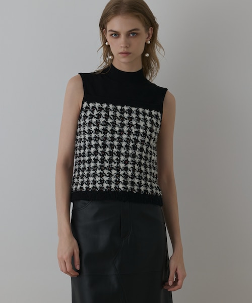 フリンジケープニットトップ｜グレースコンチネンタルの通販｜&mall