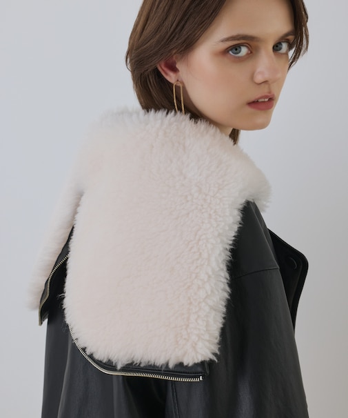 フェイクレザーボンバージャケット