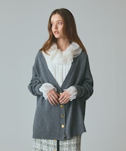 前後2WAYニットカーディガン