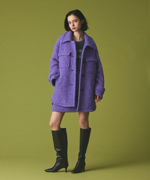 リングウールショートコート