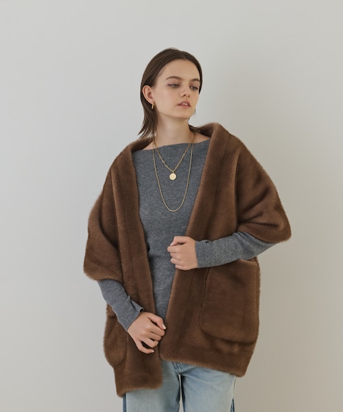 フェイクミンクストール｜グレースコンチネンタルの通販｜&mall