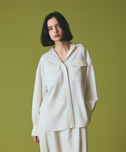 ウールミリタリーシャツ