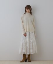 レースティアードスカート