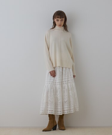 レースティアードスカート