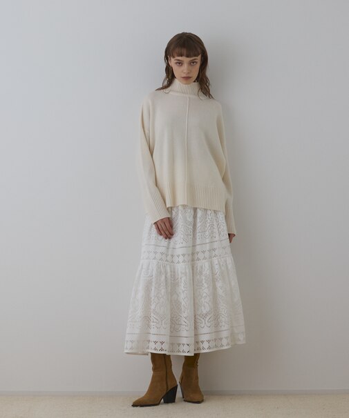 レースティアードスカート