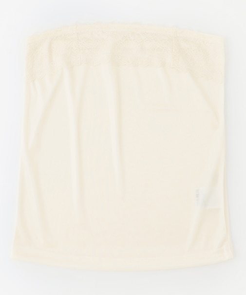 箔プリントレースベアトップ