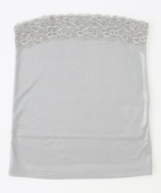 箔プリントレースベアトップ