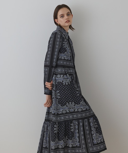 バンダナプリントシャツワンピース｜グレースコンチネンタルの通販