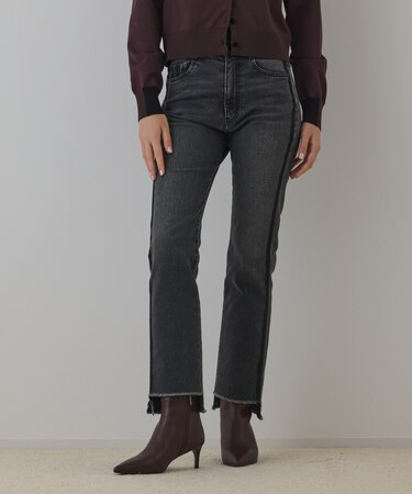 ラインスリムデニムパンツ