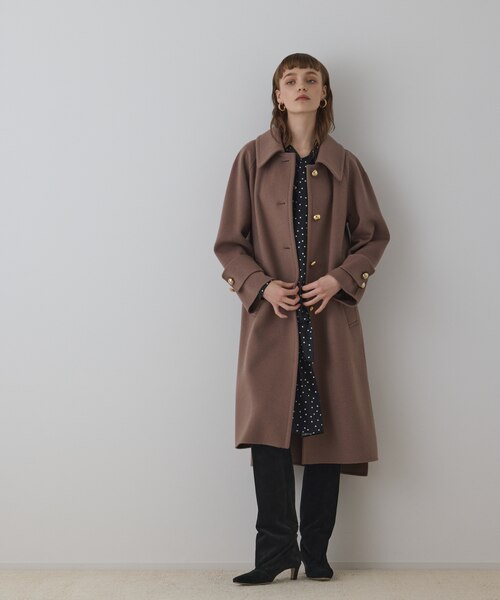 ウールカシミヤリバーコート｜グレースコンチネンタルの通販｜&mall