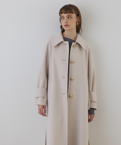 【未使用】グレースコンチネンタル ウールコート リバーシブル 36 ウールリバーチェスターコート / GRACE CONTINENTAL | GRACE