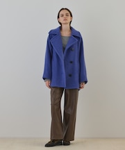 シャギーハーフコート