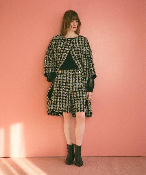 シャイニーツイードコート