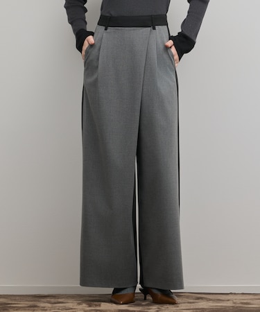 ラップワイドパンツ