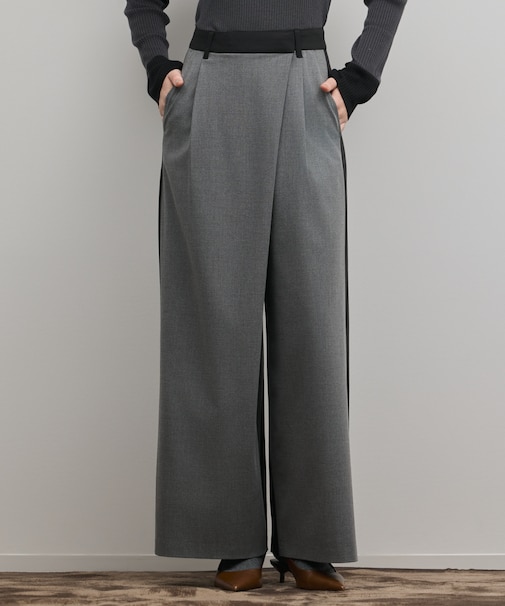 ラップワイドパンツ